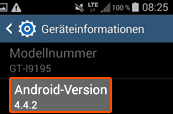 Android Version herausfinden